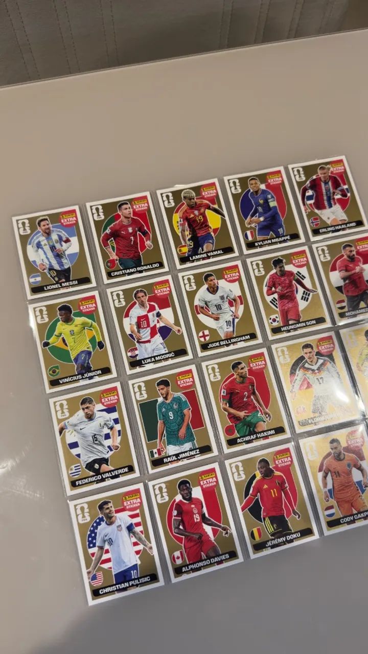 Coleção completa Legends - Ouro - Copa 2026 (Original Panini) - Foto 3