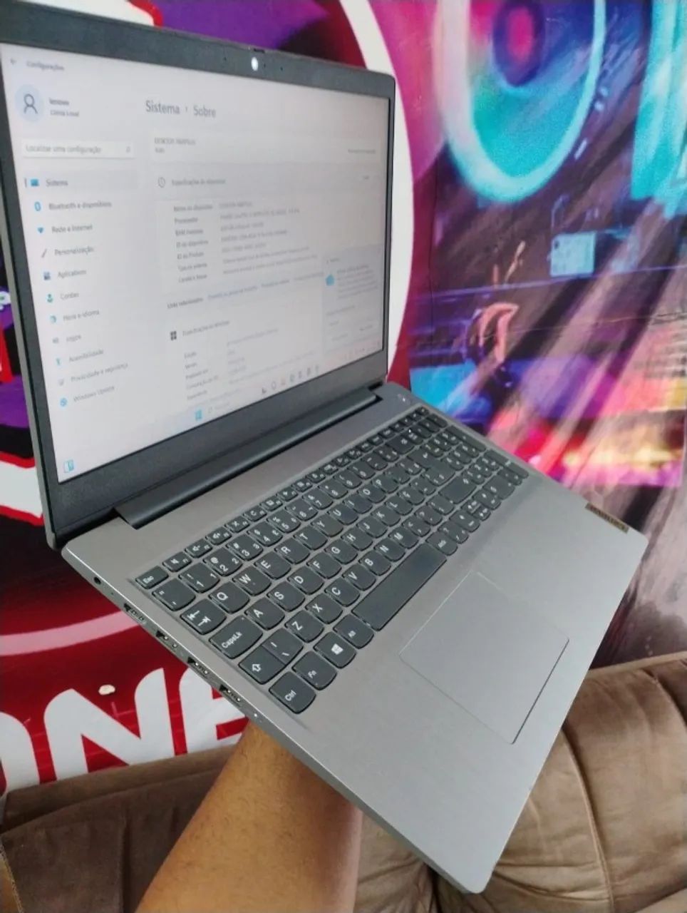 NOTEBOOK NOVO - LENOVO / Intel Core i5 de 10ª geração - Foto 4