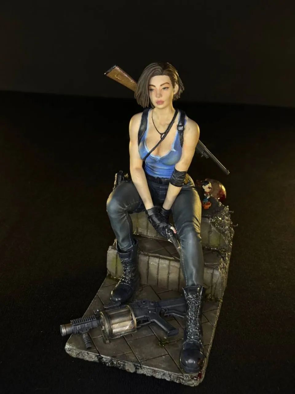 Jill Valentine de Resident Evil 3 - figure de resina. - Foto 3