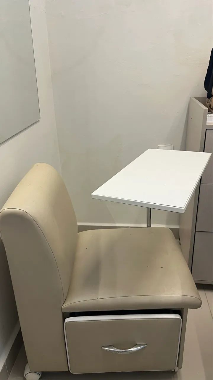 Ciranda / cadeira de Manicure Completa com Gaveta Auxiliar