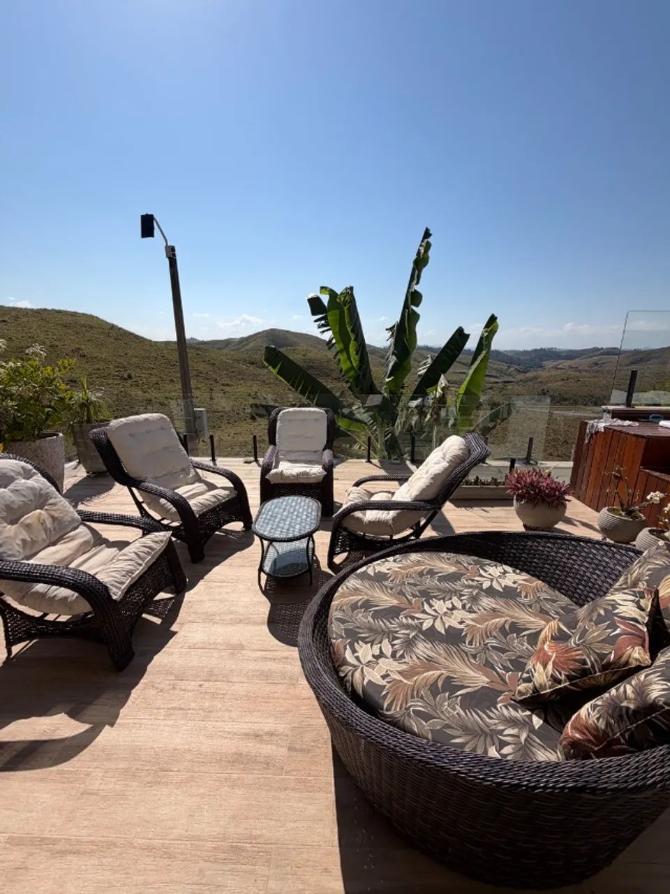Conjunto área externa + Chaise
