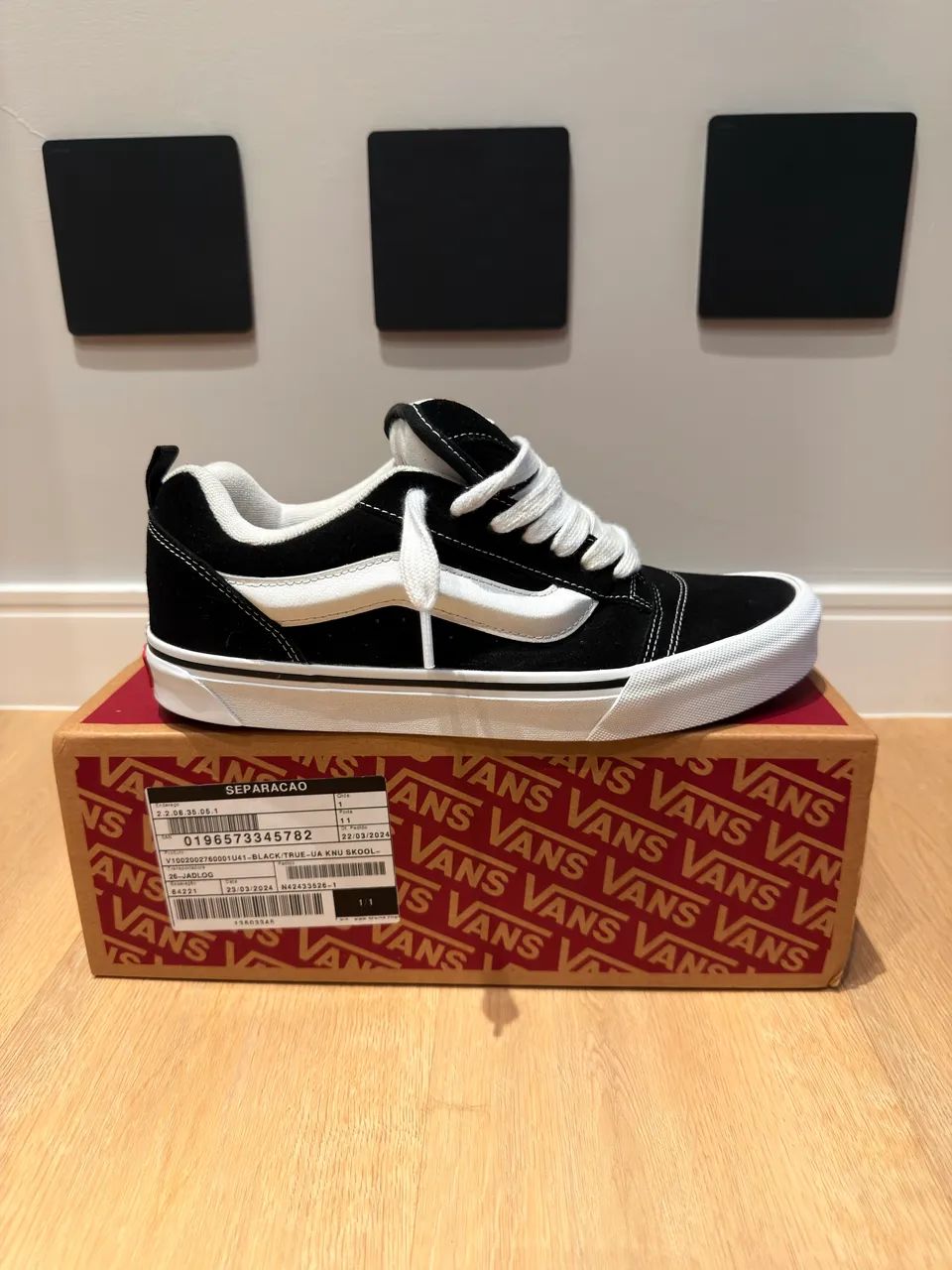 Vans Knu Skool black and white - Foto 2