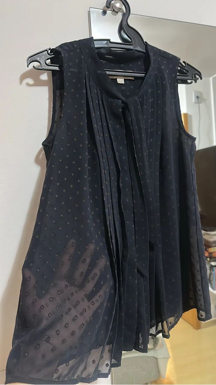 Blusa com transparência  - Foto 3