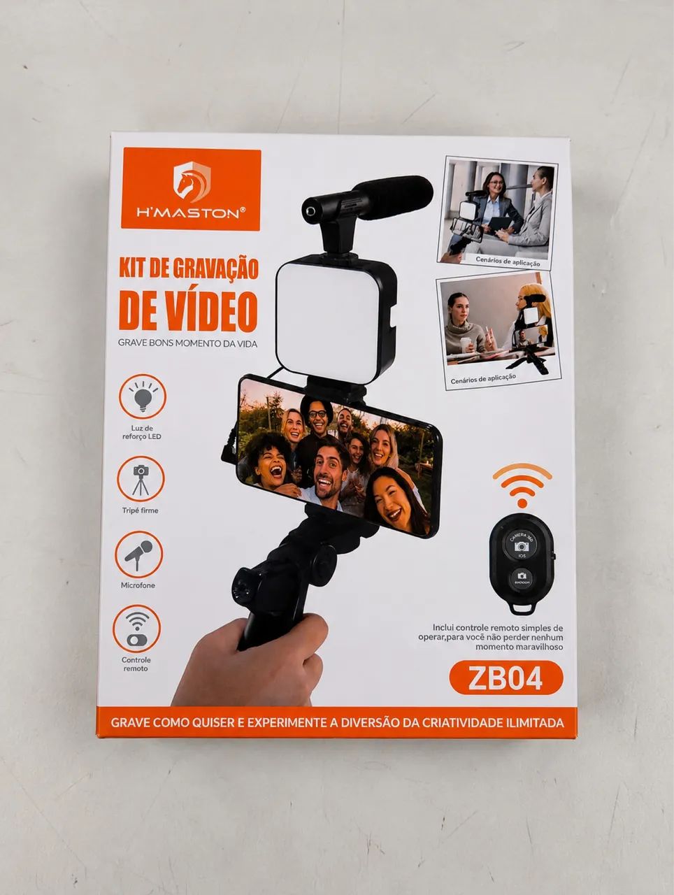 Kit de gravação de vídeo - ENTREGA A DOMICÍLIO 