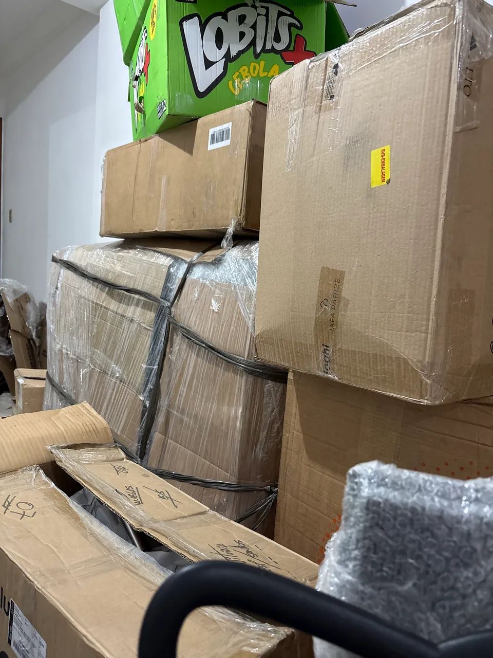 Doação de papelão e plástico bolha - Foto 2
