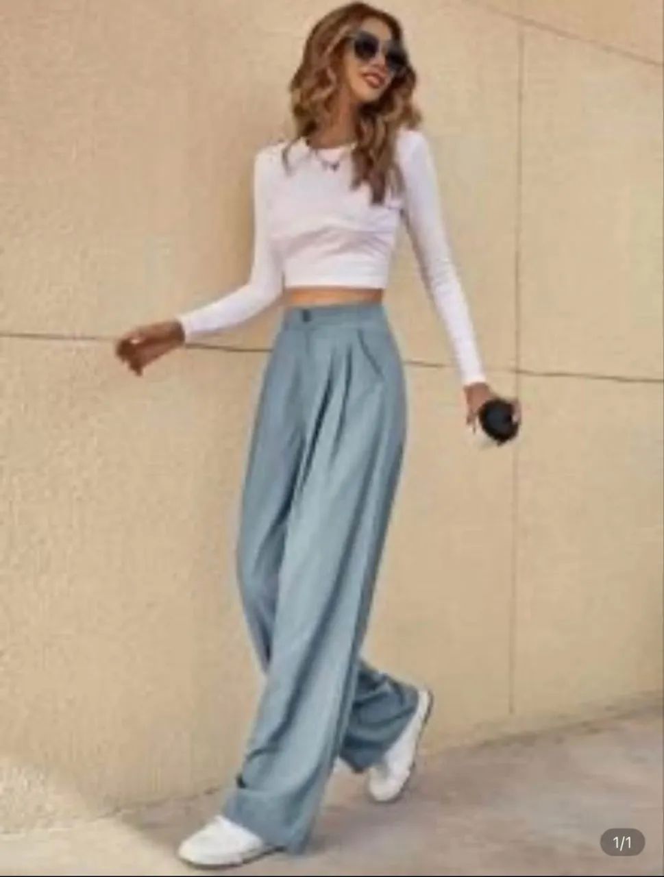 Calça estilo alfaiataria tamanho M 