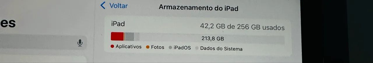 iPad Air M2 11 - 256GB | Completo + Apple Pencil Original+ capinha e película  - Foto 2