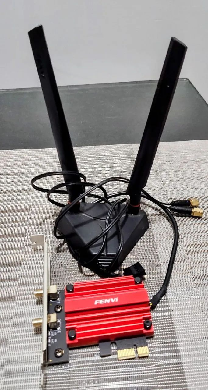 Placa wi-fi 6e pcie axe3000 fênvi 2.4 5 6ghz