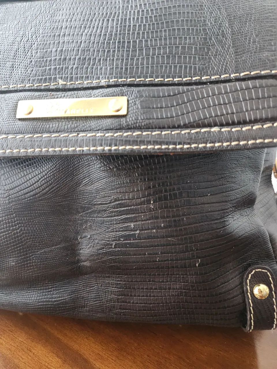 Bolsa couro Amarelle - Foto 4