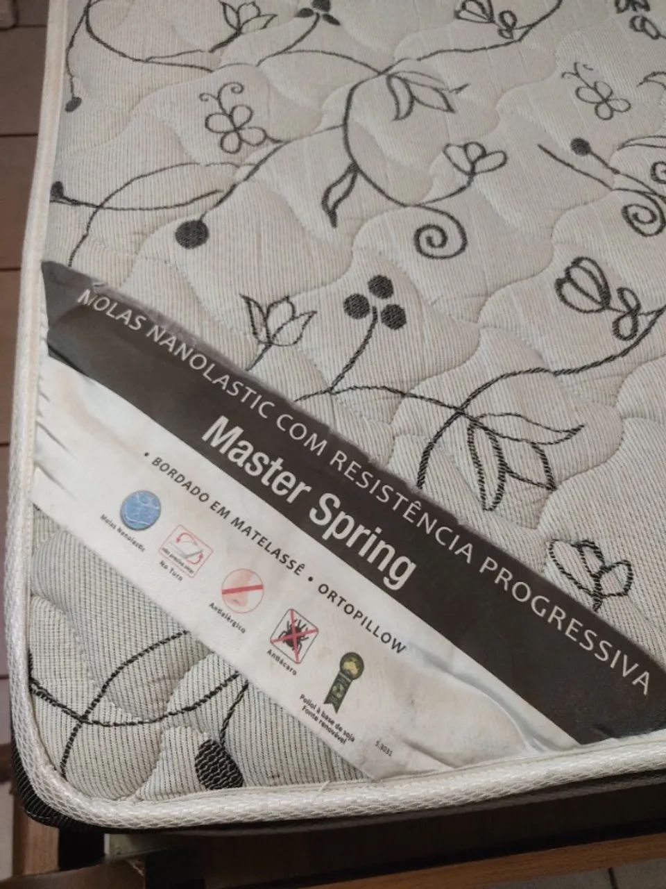 Colchão Solteiro Master Spring Ortobom com molas ensacadas - Foto 2