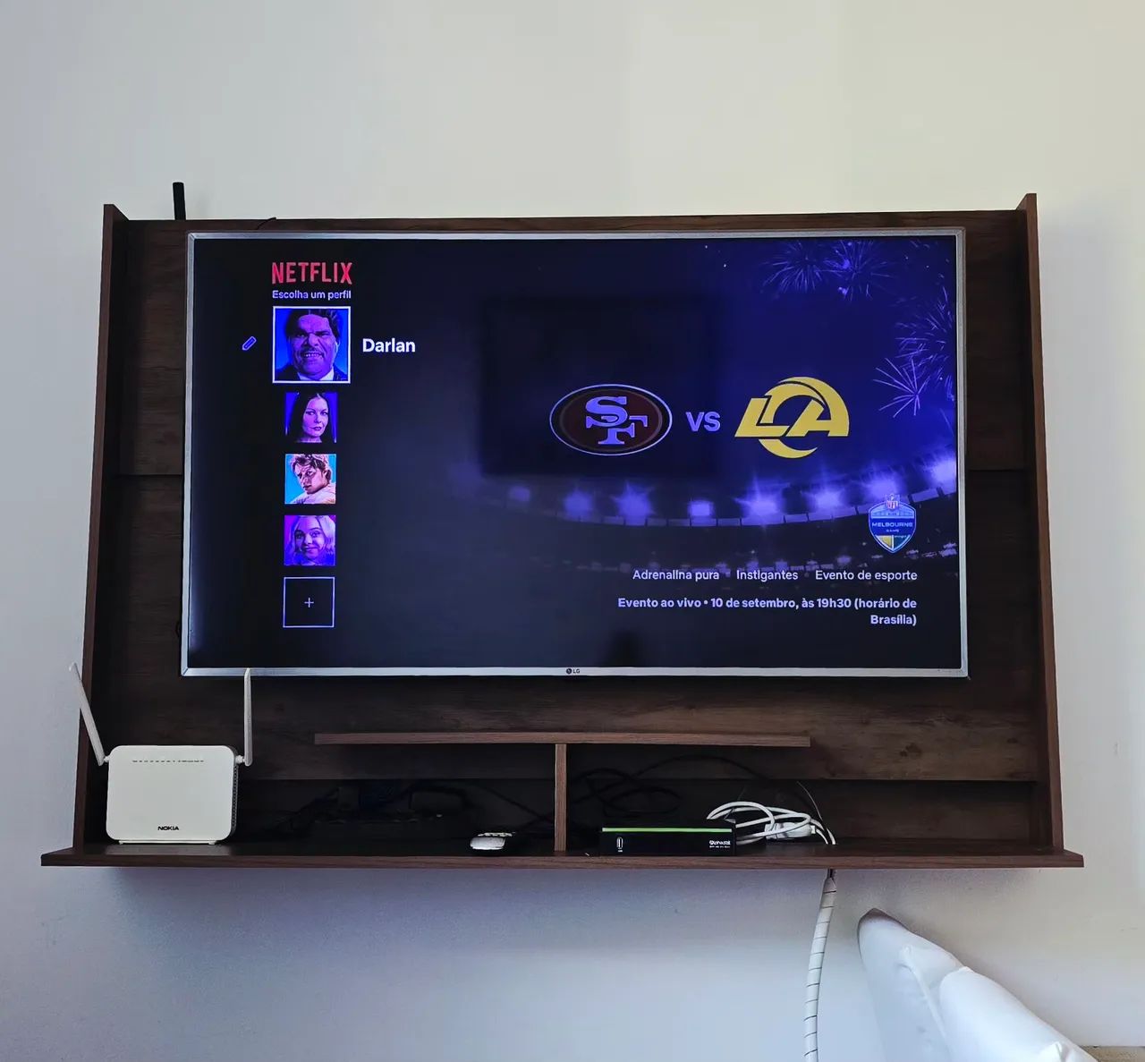 Painel de TV até 60 polegadas