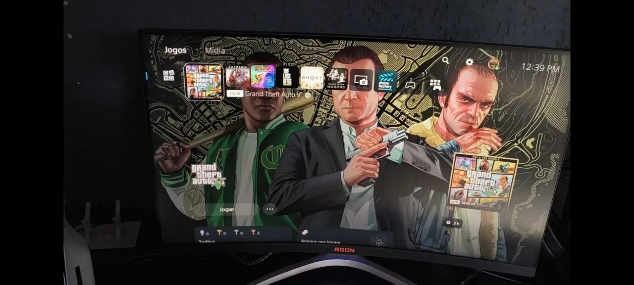 Monitor gamer tela curva 
