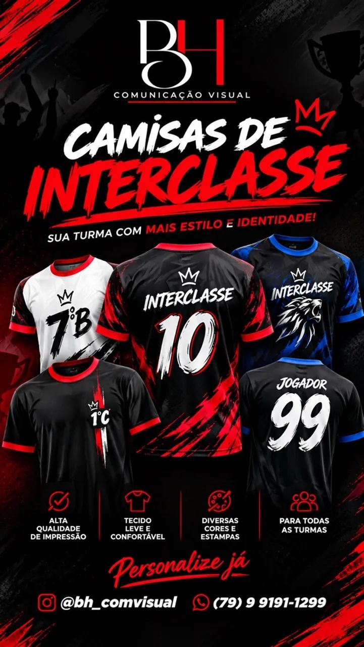 Camisas e fardamentos