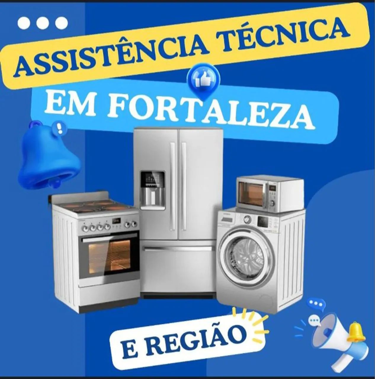 Conserto e manutenção em Geladeiras,atendimentos em fortaleza e região 