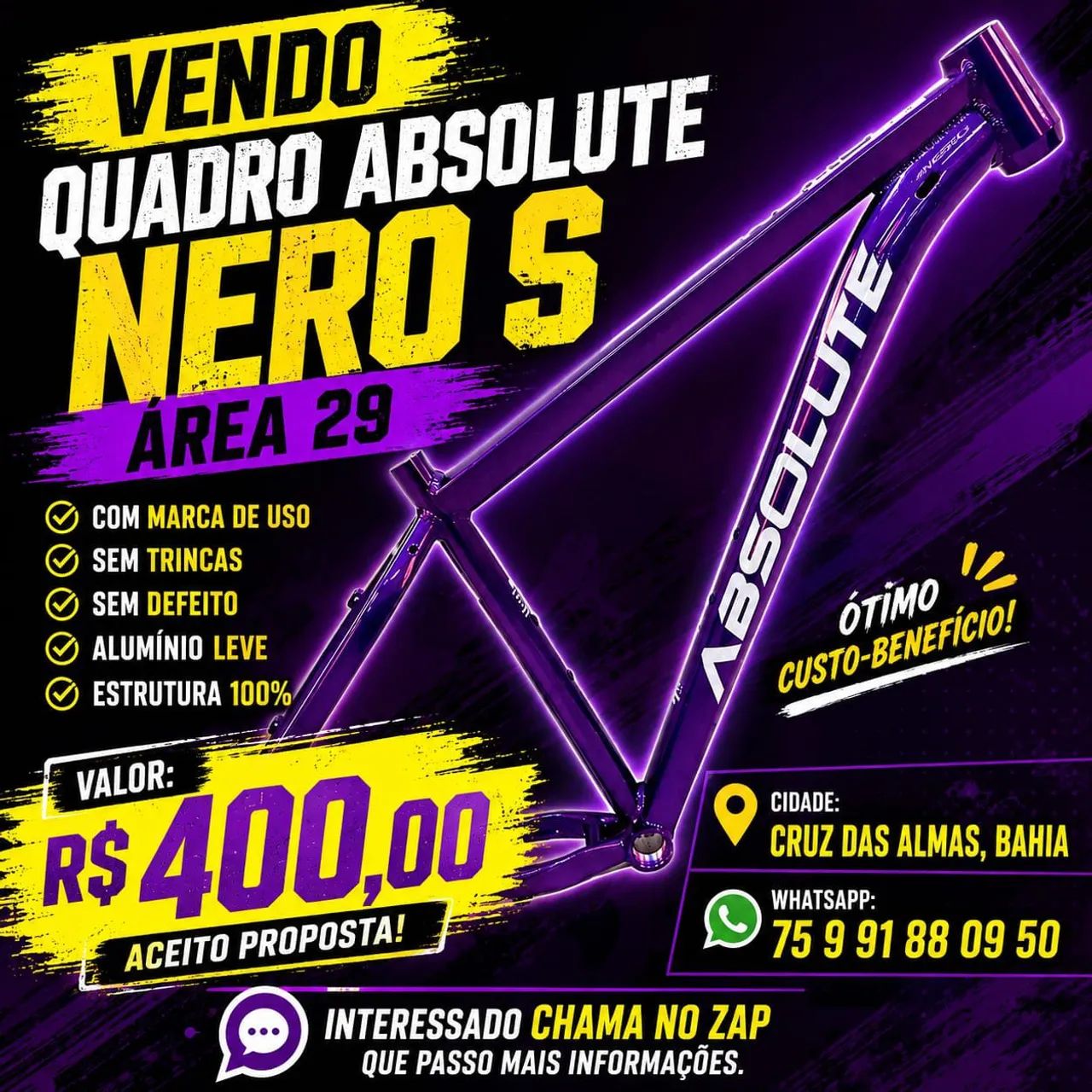 Quadro de bicicleta 
