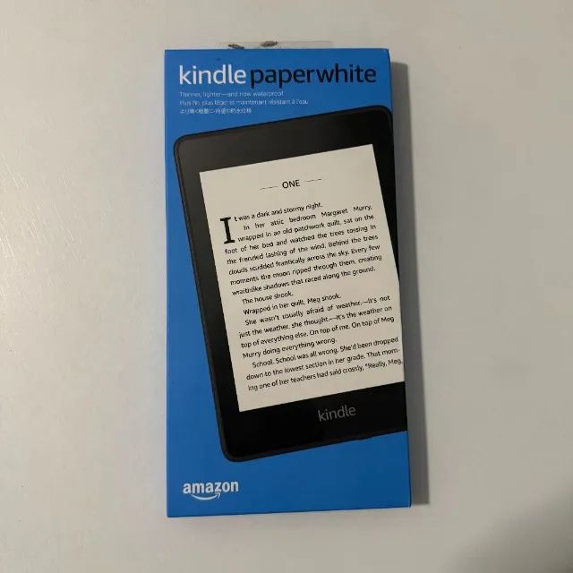 Kindle Paperwhite 10 geração com capa, cabo e caixa original - Foto 4