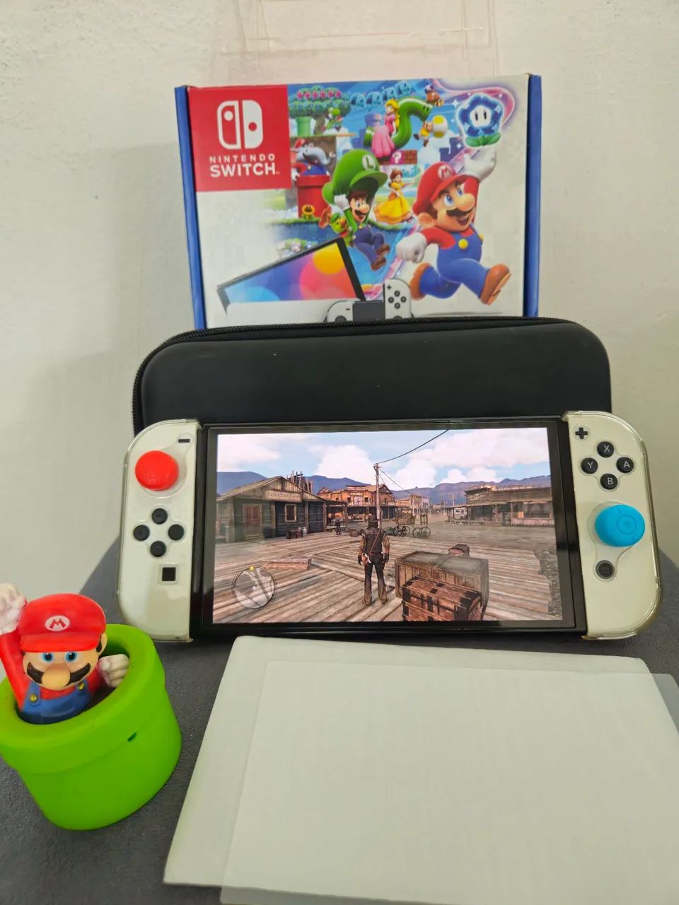Switch Oled Desbloqueado 256gb - Foto 5