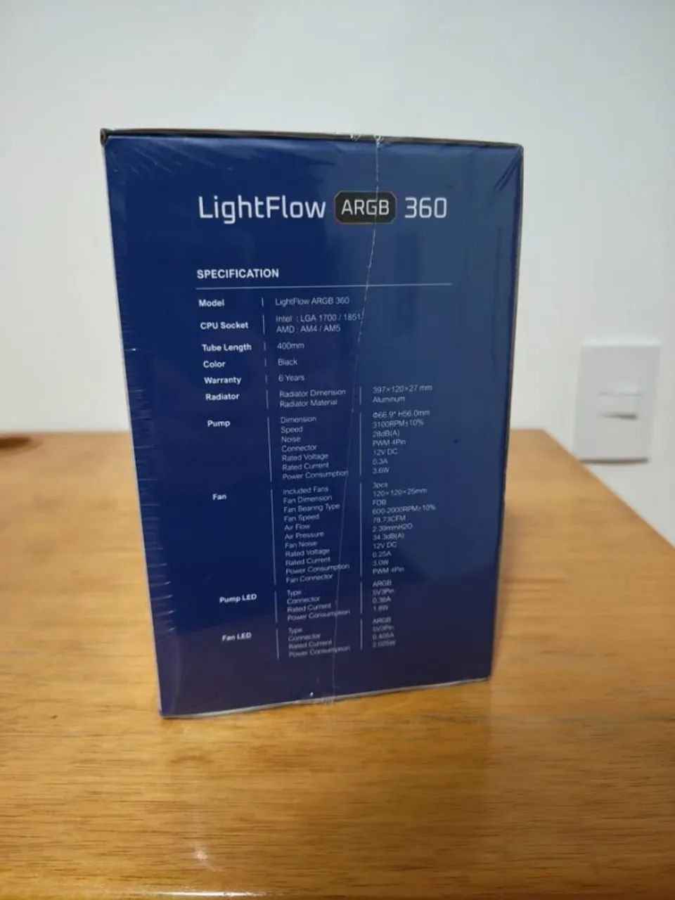  Water Cooler Montech LightFlow 360mm ARGB - Intel e AMD - Lacrado com NF - Foto 2