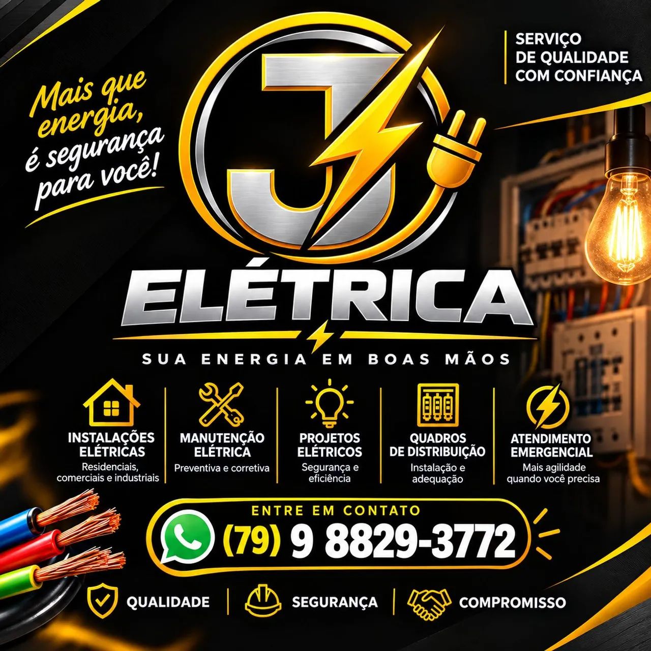 Eletricista residencial comercial e predial 