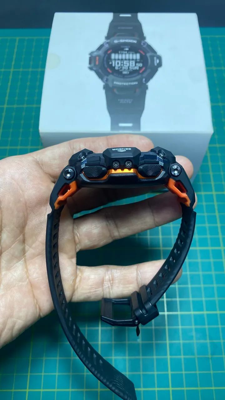 GBD H2000 Casio G Shock Preto e Laranja - Foto 3