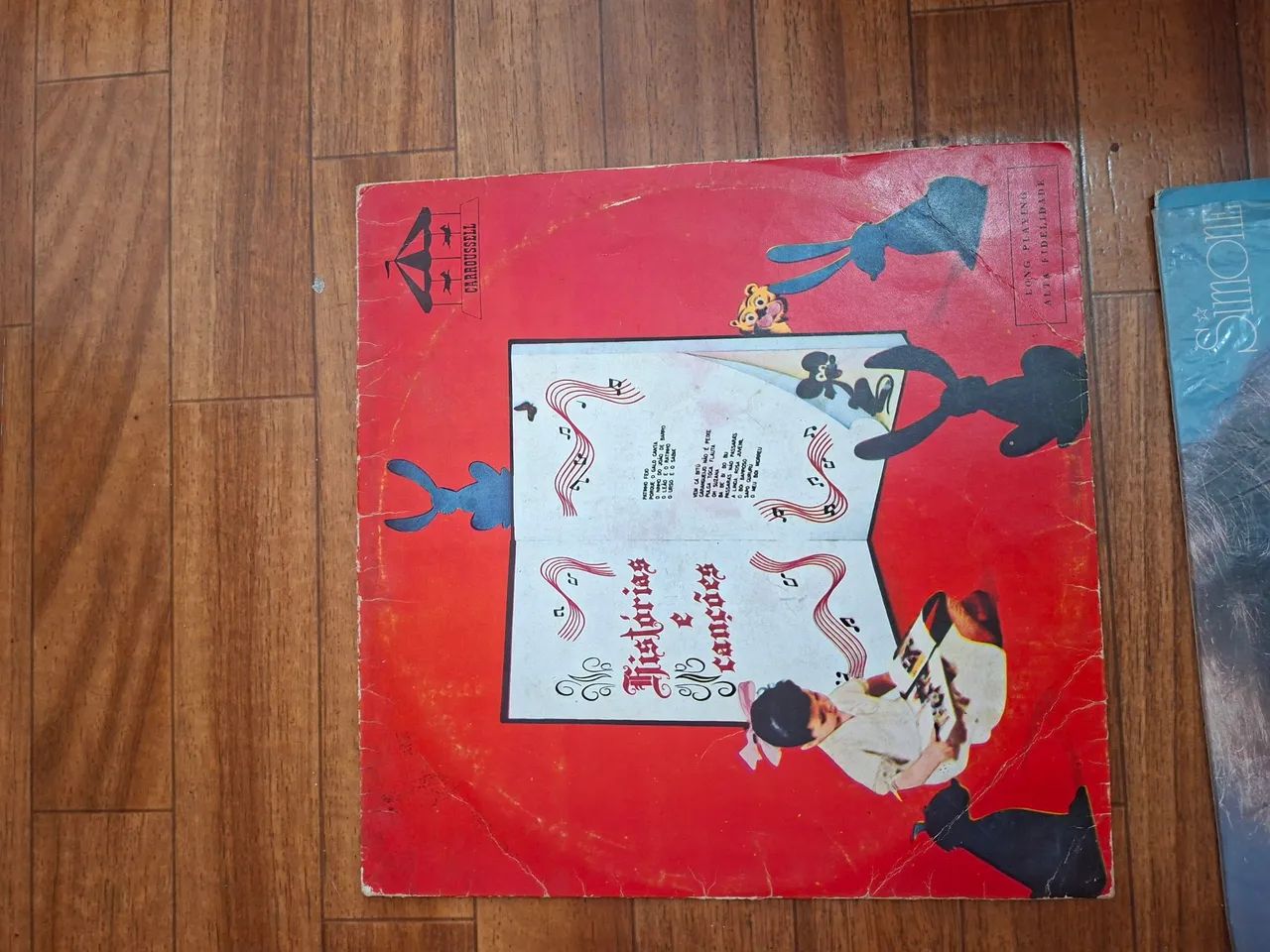 Disco de Vinil historias e canções 