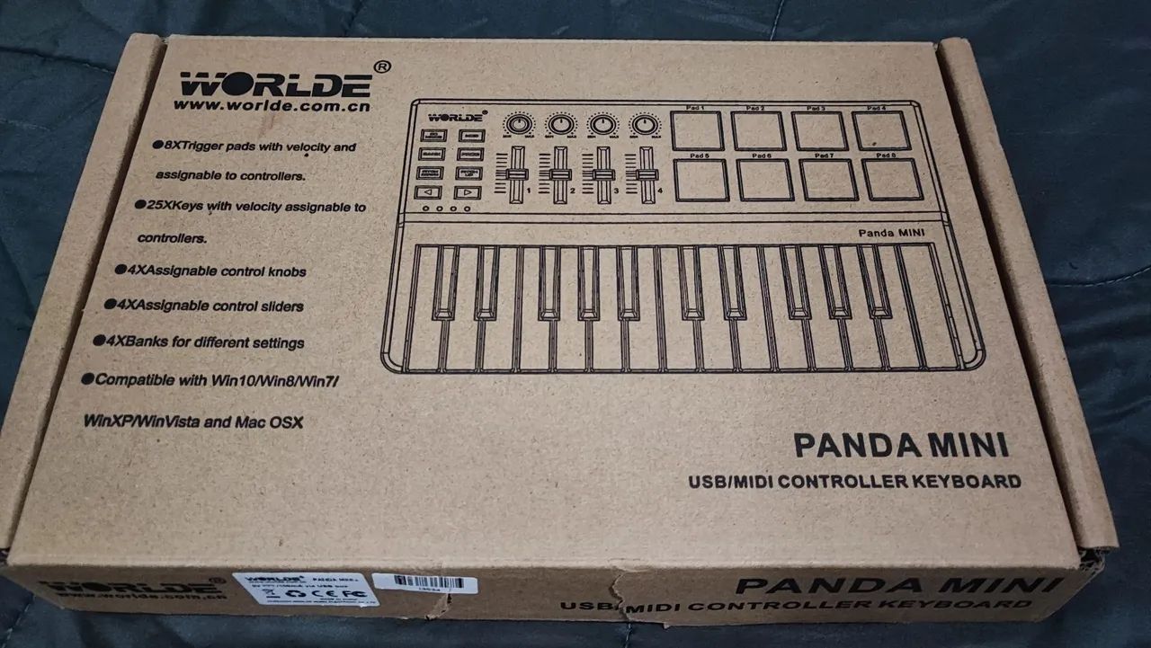 Teclado controlador Worlde panda mini - Foto 3