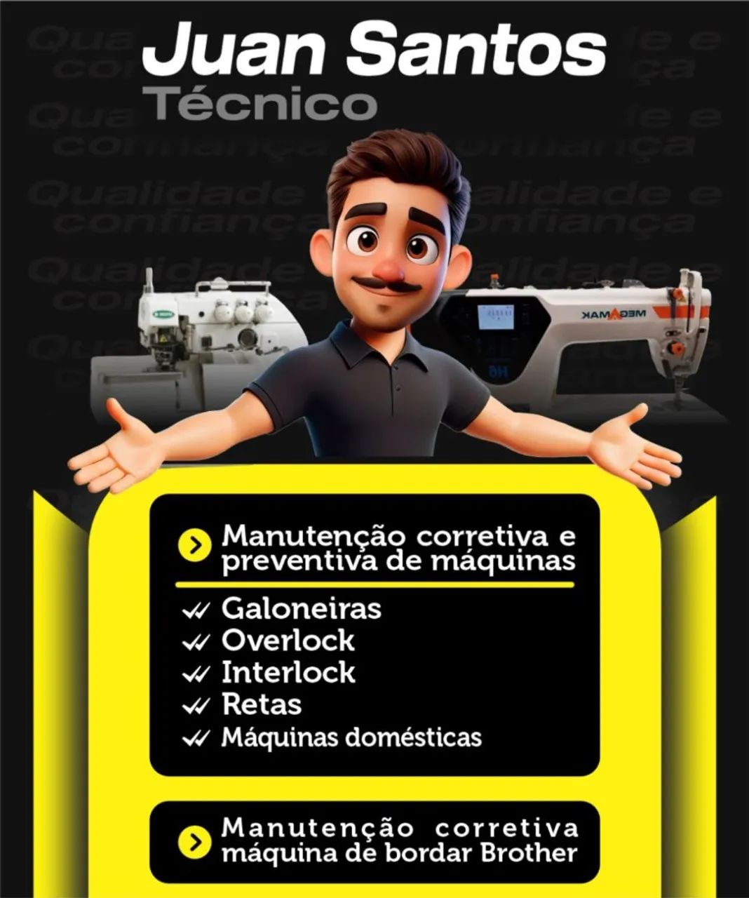 Máquinas de costura e bordado 