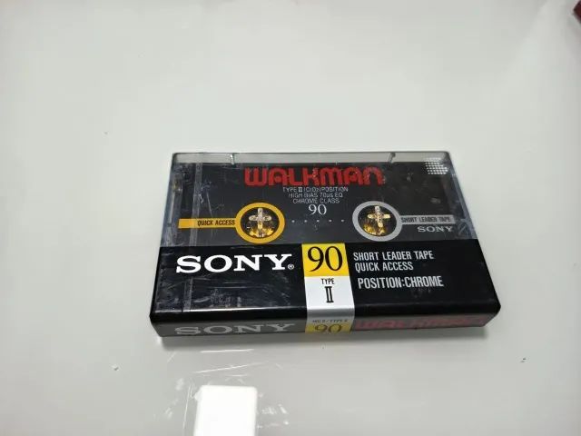 Fita cassete k7 Sony Walkman 90 