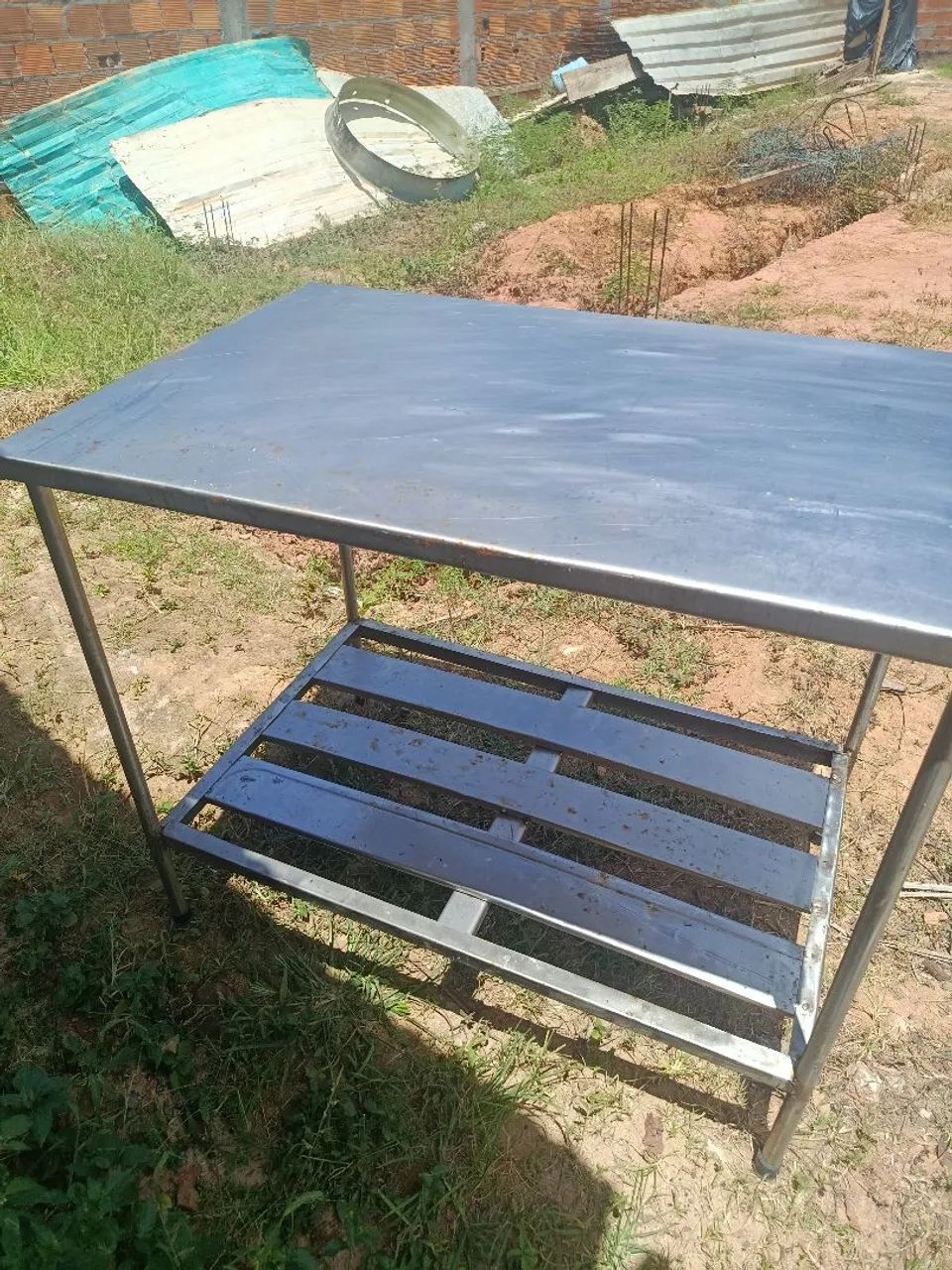 Bancada de inox 
