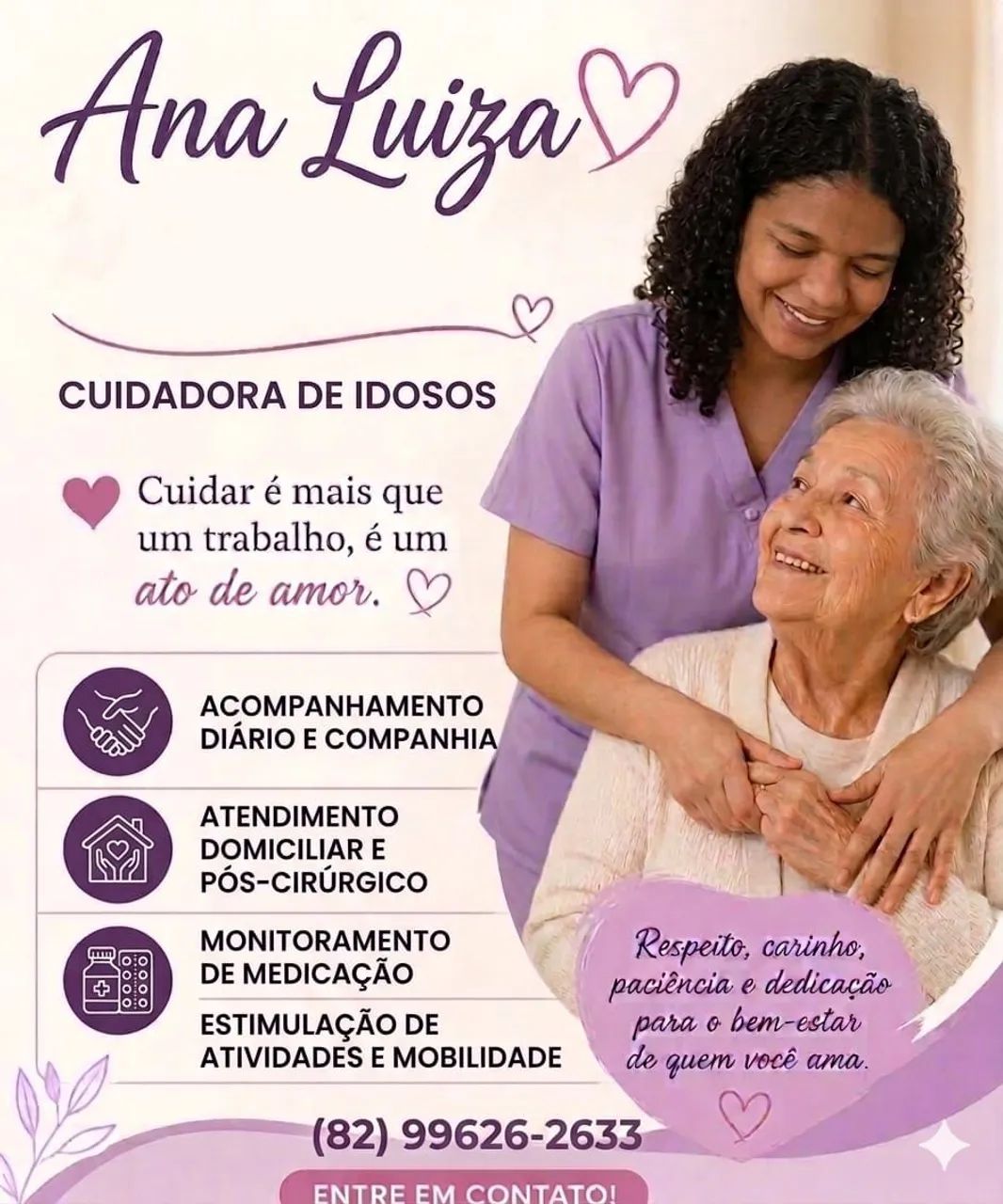 Cuidadora hospitalar 
