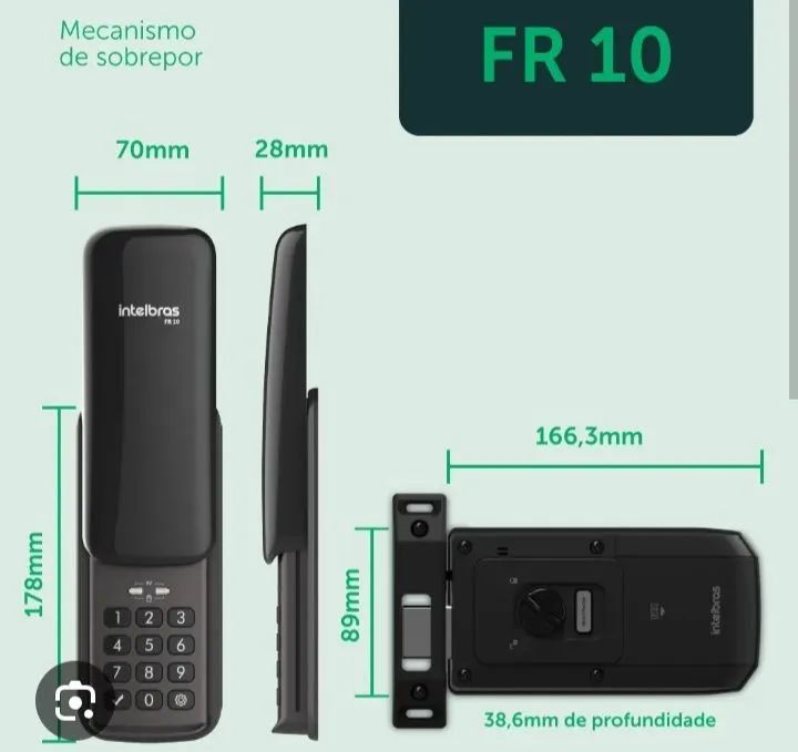 Duas Fechaduras eletronicas intelbras FR-10 novas - Foto 2