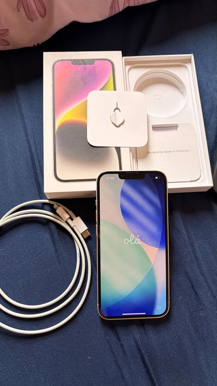 iPhone 14 128GB branco estelar - Foto 4