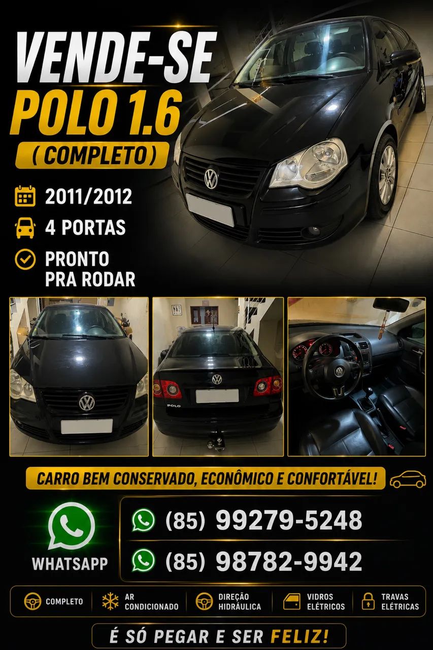 Volkswagen Polo Polo Sedan 1.6 Mi Total Flex 8V 4p 2012