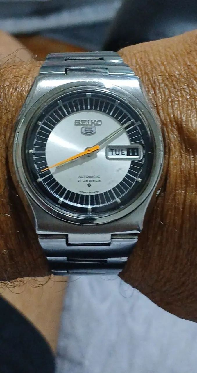 RELOGIO SEIKO 5 MODELO  6119 FUNCIONANDO 100%  - Foto 2