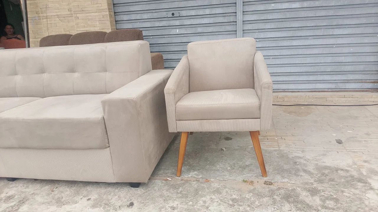 Sof á + poltrona disponível  - Foto 2