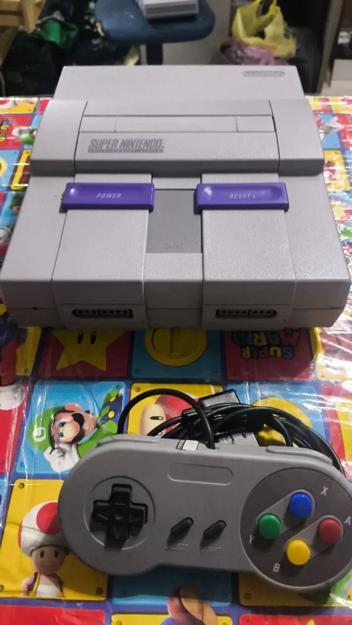 Super Nintendo FAT branquinho !! - Foto 2