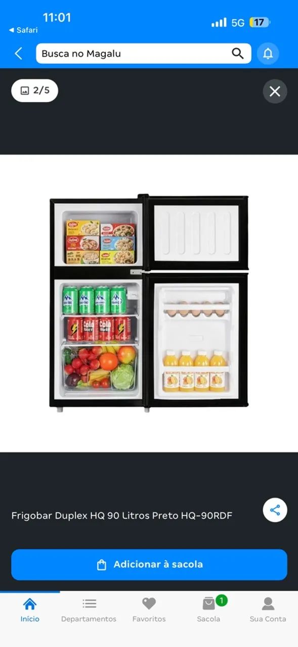 Frigobar novo duplex 90 litros oportunidade  - Foto 4