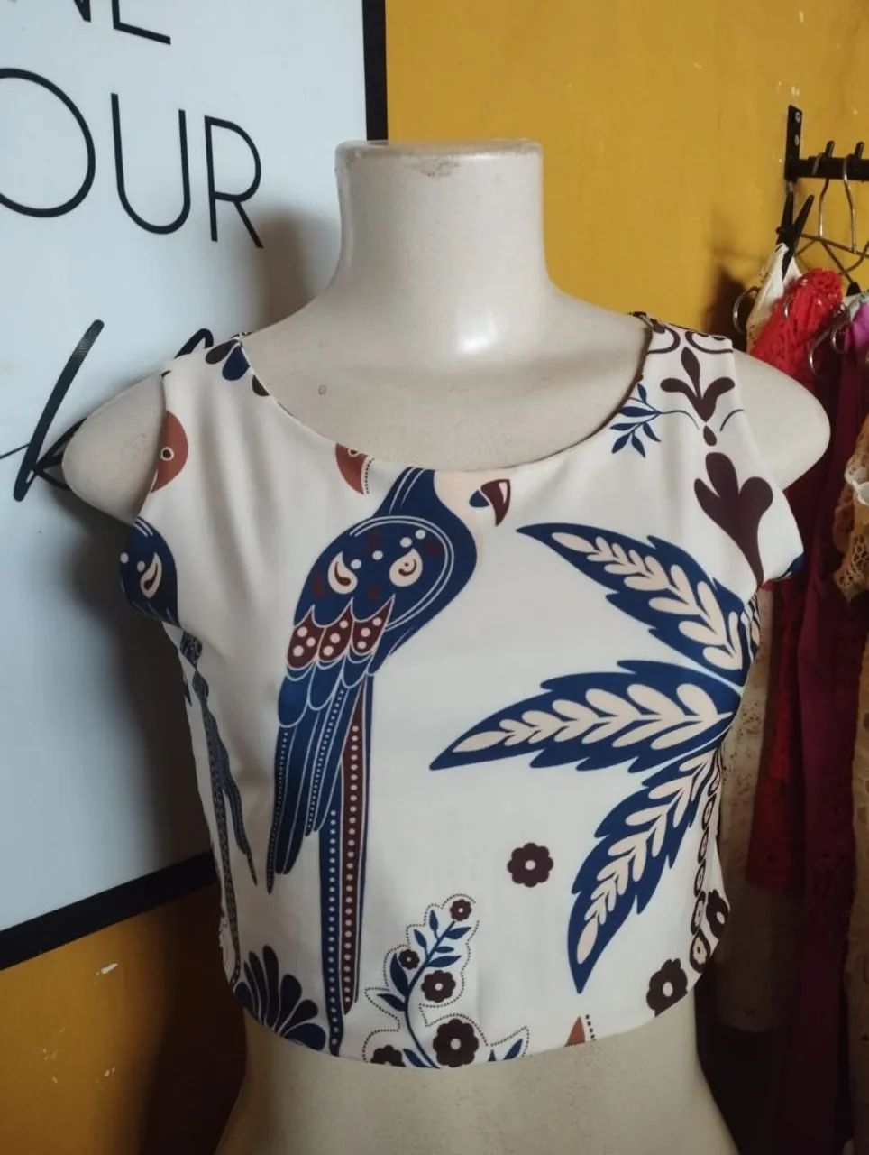 Cropped novo 36 ao 42 feminino 