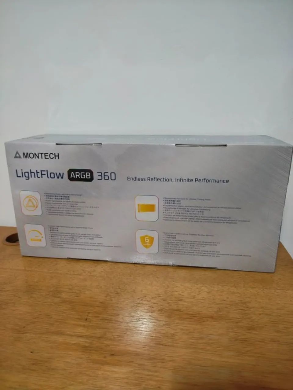  Water Cooler Montech LightFlow 360mm ARGB - Intel e AMD - Lacrado com NF - Foto 4