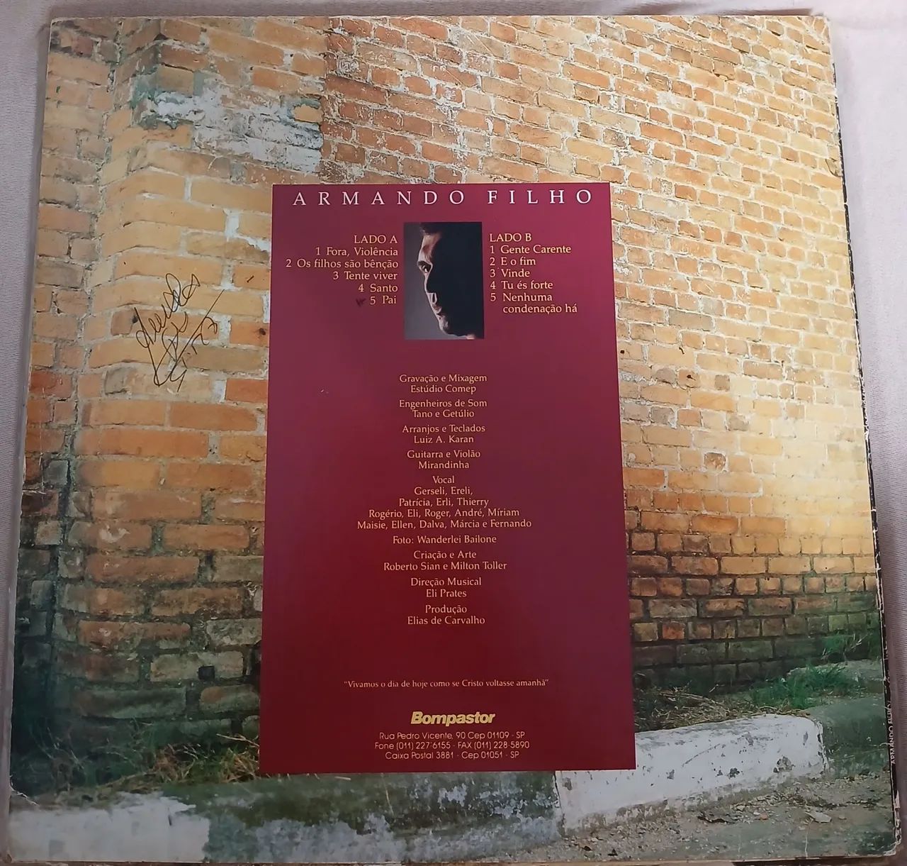Vendo LP Armando Filho Fora Violência  - Foto 2