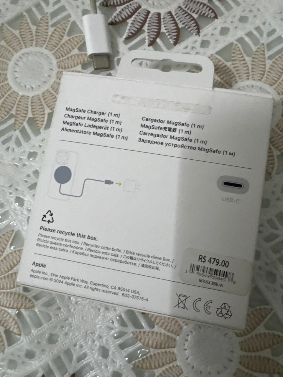 Carregador Apple Magsafe para iPhone - Foto 2