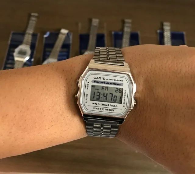 Relógio Digital Casio Prata - Clássico, Elegante e Resistente - Foto 5