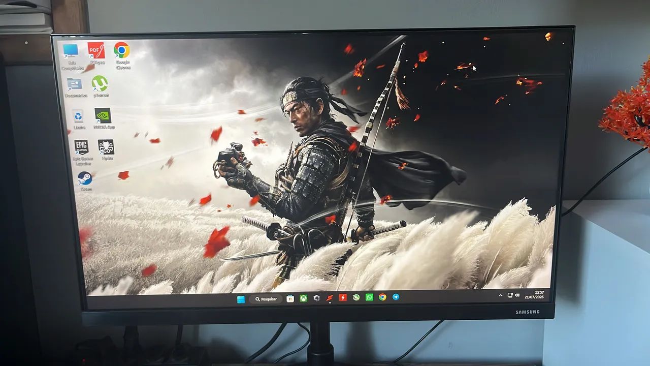 Monitor samsung 22 pol led 75hz - Foto 4