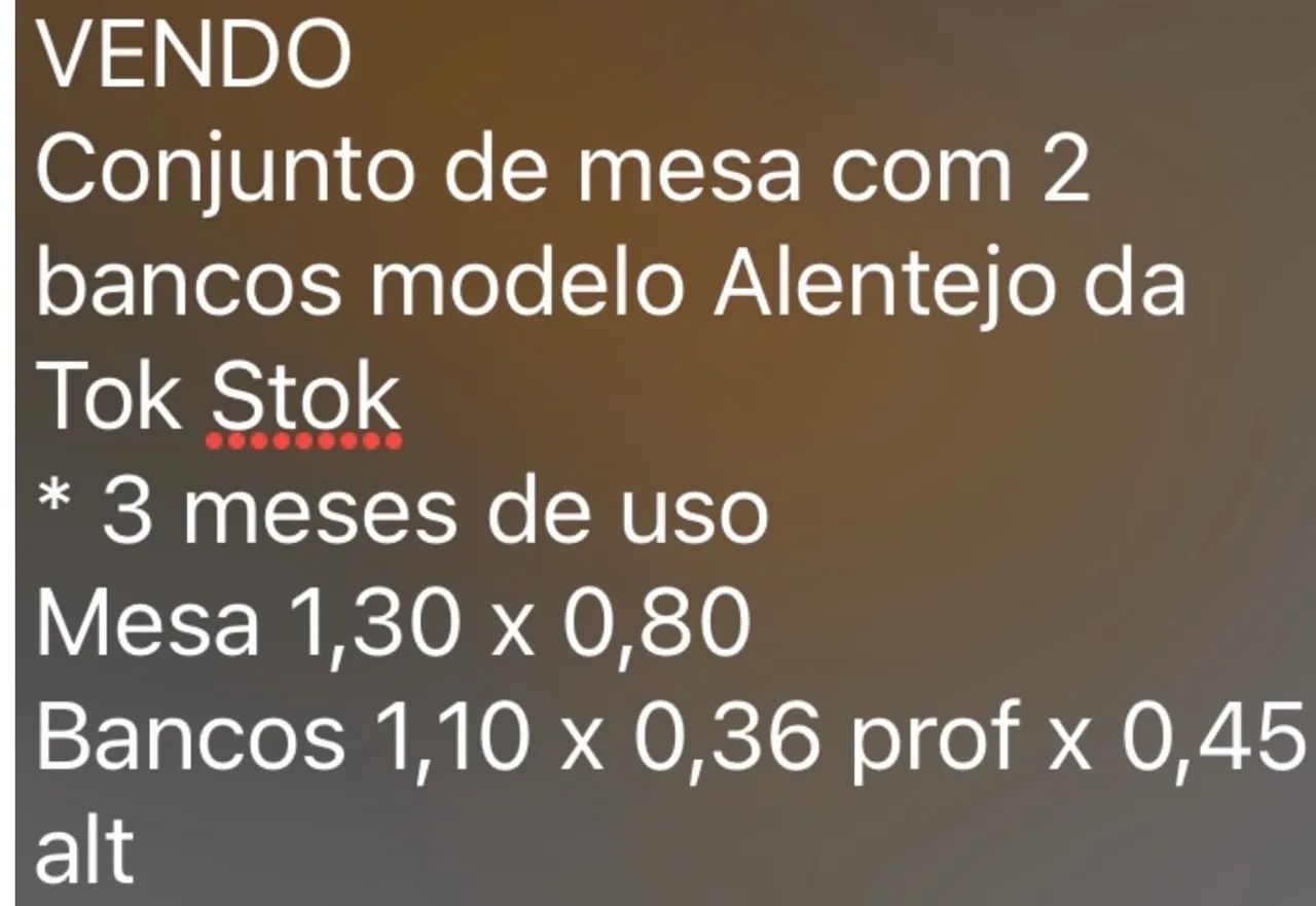 Conjunto Mesa Jantar Tok Stok - Foto 4