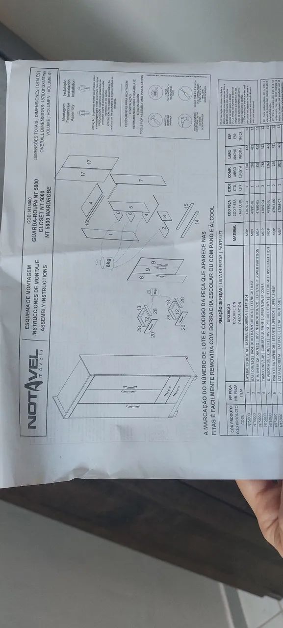 Guarda roupas/ Armário multiuso  - Foto 5