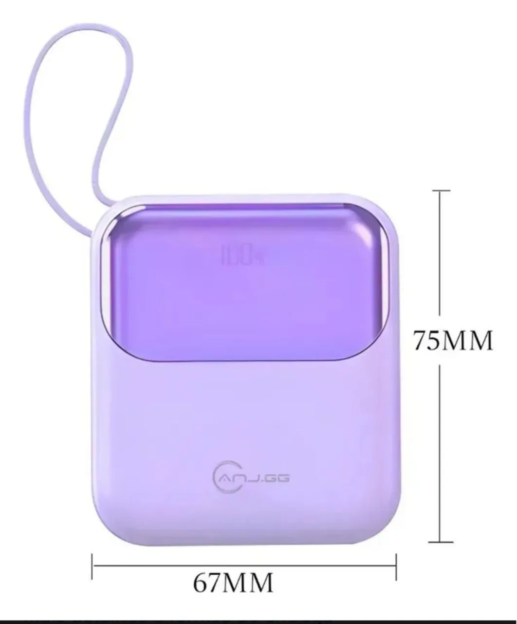 Power Bank 10000mah Mini Para Iphone E Tipo C - Foto 4