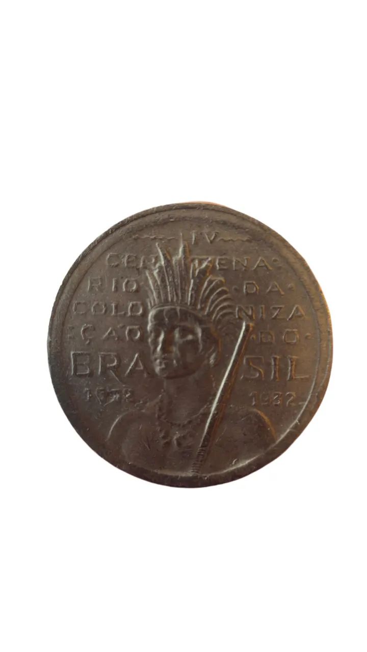 Moeda 100 réis 1932 vicentina - Foto 2