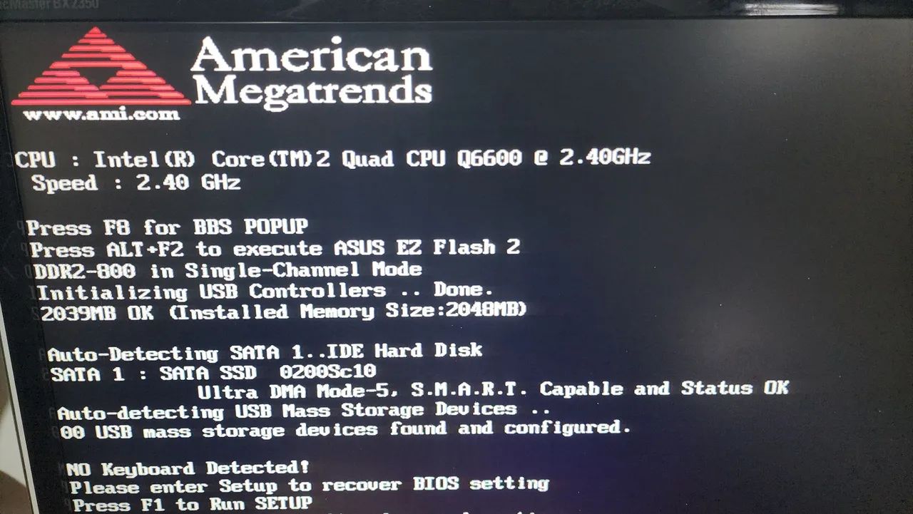 Placa mãe Asus + processador Intel core 2 quad + e 2gb memória ddr2 - Foto 2