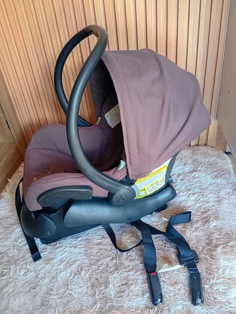 Bebê conforto com base e isofix, aceito cartão  - Foto 2