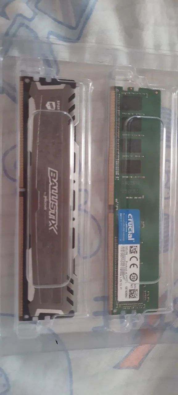 Memória ram ddr4 2x4 2400mhz 